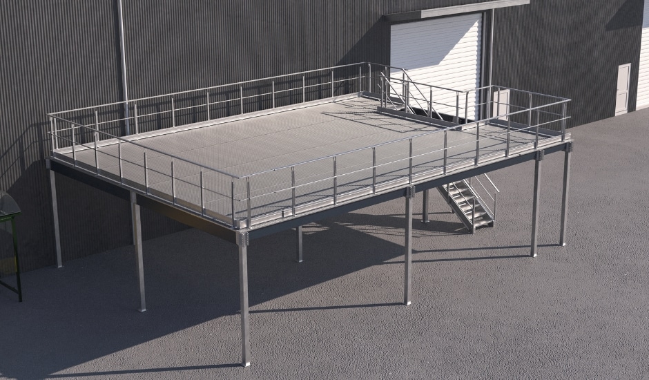 Mezzanine extérieure MERIAL